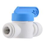 John Guest 3/8 in. O.D. x 3/8 in. O.D. NPTF Polypropylene Push-to-Connect Valve Fitting (PPSV041212WHD)