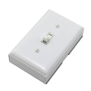 Legrand Wiremold 700 Series Metal Surface Raceway Single Pole Switch Kit, White (BW2-S)