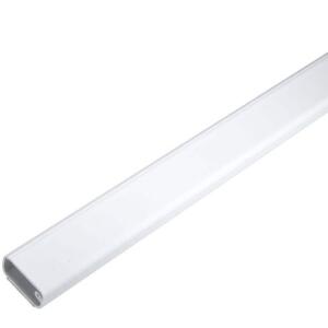 Legrand Wiremold CordMate II Cord Cover 5 ft. Channel, Cord Hider for Home or Office, Holds 3 Cables, White (C50)