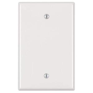 Leviton 1-Gang White Blank Plate Nylon Midway/Midsize Wall Plate (10-Pack) - M52-0PJ13-0WM