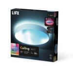 LIFX 15 in. White Indoor Selectable LED Flush Mount Multi-Color Smart Wi-Fi Ceiling Light LFXRND1556C/WH