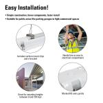 Metalux Vaportite 4 ft. White Integrated LED Industrial Vaportite withSelectable CCT and Lumen (4APVTLD-SL3C3)