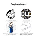 Metalux SLES 4 ft. 64-Watt Equivalent 2-Lamp Strip Light Luminaire Plus LED T8 Tube Bundle, 4000K, UNV Non-Dim (SLES2T82G40)