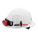 Milwaukee BOLT White Type 1 Class C Full Brim Vented Hard Hat with 4 Point Ratcheting Suspension (48-73-1201)