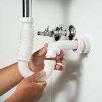 Oatey Form N Fit 1-1/2 in. White Plastic Sink Drain Flexible P-Trap (DC3522605)