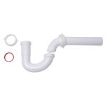 Oatey 1-1/4 in. White Plastic Sink Drain P- Trap (HDC9700B)