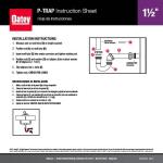 Oatey 1-1/2 in. White Plastic Sink Drain P- Trap (HDC9704B)
