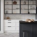 Jeffrey Court Glossy Ocean Carrara White 4 in. x 12 in. Glossy Ceramic Wall Tile (0.322 sq. ft./Each) (13011)