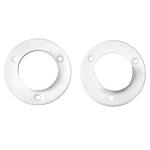 Everbilt 2.68 in. White Metal Closet Rod Pole Sockets (2-Pack) (EH-WSTHDUS-348)