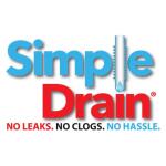 SIMPLE DRAIN 1.25 in. Rubber Threaded P-Trap Bathroom Single Sink Drain Kit (3EA-1V2-TC0)