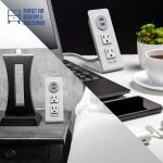 Tzumi Power Stand 2-Outlet Multi-Port Surge Protector (8448HD)