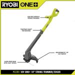 RYOBI ONE+ 18V 10 in. Cordless Battery String Trimmer/Edger with 2.0 Ah Battery and Charger (PCLST01K)