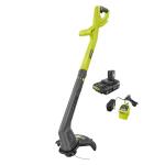 RYOBI ONE+ 18V 10 in. Cordless Battery String Trimmer/Edger with 2.0 Ah Battery and Charger (PCLST01K)