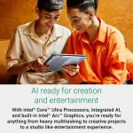 Dell Inspiron 16" 2-in-1 FHD Touch Laptop - Intel Core Ultra 7, 16GB RAM, 1TB SSD - Ice Blue