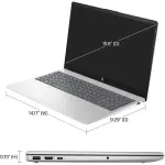 HP 15.6" Touch Laptop - AMD Ryzen 5, 8GB RAM, 512GB SSD - Natural Silver