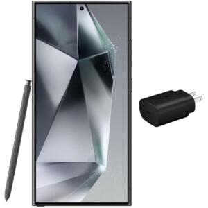 Samsung Galaxy S24 Ultra 5G (512GB, 12GB RAM) Dual SIM, Unlocked, Titanium Black.