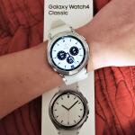 Samsung - Galaxy Watch4 Classic Stainless Steel Smartwatch 42mm BT - Silver