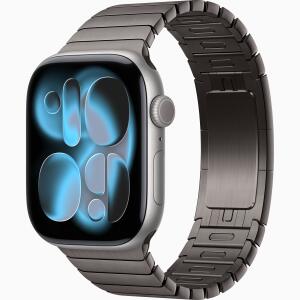 Apple Watch Series 11 Aluminum GPS ( Stainless Steel, Link Bracelet )