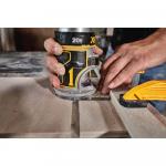 DEWALT (Tool Only) DCW600B 20V MAX XR Cordless Brushless Fixed Base Compact Router (DCW600B)