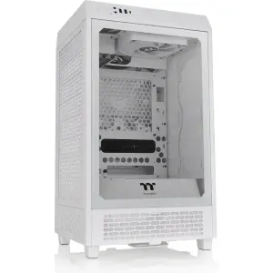 Thermaltake - The Tower 200 Mini ITX Mini Case - Snow