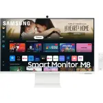Samsung - 32" M80D Smart 4K UHD Monitor with Streaming TV,- Warm White (LS32DM801UNXZA)