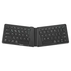 Targus - Ergonomic Foldable Bluetooth Antimicrobial Keyboard - Black (AKF003US)