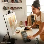 HP 27" FHD 100Hz IPS Monitor with Adjustable Height – Silver & Black