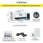 Epson - EcoTank ET-15000 Wireless All-In-One Printer- Inkjet - White (C11CH96201)