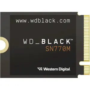 WD - BLACK SN770M 2TB Internal SSD PCIe Gen 4 x4 M.2 2230 for ROG Ally and Steam Deck (WDBDNH0020BBK-WRSN)