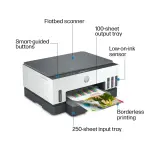 HP - Smart Tank 7001 Wireless All-In-One Supertank Inkjet Printer with up to 2 Years of Ink Included - White & Slate