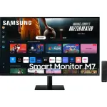 Samsung - M70D 32" LED 4K UHD 60Hz 4ms Smart Monitor - Black (LS32DM702UNXGO)