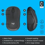 Logitech M220 SILENT Wireless Optical Mouse – Graphite