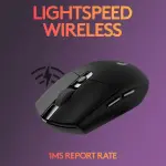 Logitech G305 LIGHTSPEED Wireless Gaming Mouse with 12,000 DPI HERO Sensor – Black