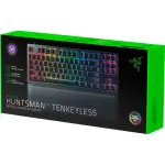 Razer - Huntsman V2 TKL Wired Optical Purple Clicky Switch Gaming Keyboard - Black (RZ03-03940400-R3U1)