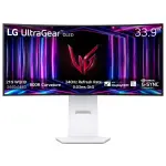 LG UltraGear 34" OLED Curved Gaming Monitor - WQHD, 240Hz, 0.03ms, FreeSync & NVIDIA G-SYNC Compatible, HDR400 - White