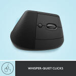Logitech Wireless MX Keys Mini Keyboard & Lift Vertical Ergonomic Mouse Creative Kit (Black)