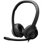 Logitech H390 Wired USB Stereo Headphones – Black