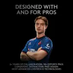 Logitech PRO Wireless Gaming Mouse - RGB, Ambidextrous - Black