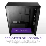 NZXT - H7 Flow 2024 Mid-Tower ATX PC Case with RGB Fans - Black