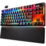 SteelSeries Apex Pro TKL V2 Wireless Gaming Keyboard – HyperMagnetic Switches, Adjustable Actuation, Rapid Tap & Trigger – Black