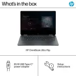 HP - OmniBook Ultra Flip - Copilot+ PC - 14" 3K OLED Touch-Screen Laptop - Intel Core Ultra 7 - Eclipse Gray (14-fh0013dx)