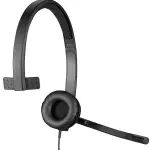 Logitech - H570e Mono Wired Over-ear Headset - Black