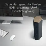 NETGEAR - Nighthawk BE18000 Tri-Band Wi-Fi 7 Router - Black (RS600-100NAS)