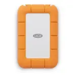 LaCie Rugged Mini SSD 1TB Solid State Drive - USB 3.2 Gen 2x2, - Silver and Orange (STMF1000400)