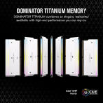 Corsair 64GB DOMINATOR TITANIUM RGB DDR5 4800 MHz DIMM Memory Kit White (2 x 32GB)