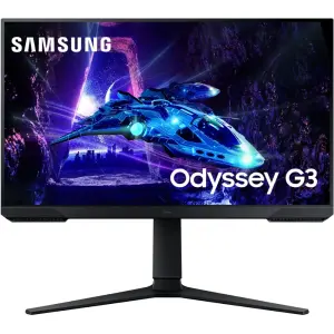 Samsung Odyssey G30D 24" Gaming Monitor – 180Hz, 1ms, FreeSync Premium, Black