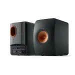KEF - LS50 WIRELESS II Bookshelf Speakers Pair - Black (LS50ABL2)