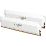 Crucial - Pro OC Gaming 32GB (2x16GB) DDR5 6400MHz C38 UDIMM Intel XMP 3.0 & AMD EXPO Desktop Memory - White (CP2K16G64C38U5W)