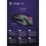 Turtle Beach - Pure SEL Ultra-Light Wired Ergonomic RGB Gaming Mouse - Wired - Black (TBM-1001-05)