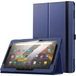 SaharaCase Blue Bi-Fold Folio Case for Amazon Fire HD 10 (2021)